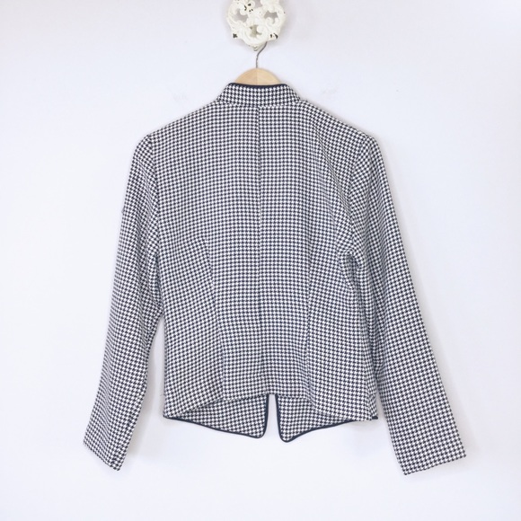 Vintage navy houndstooth band leader jacket - Picture 5 of 13